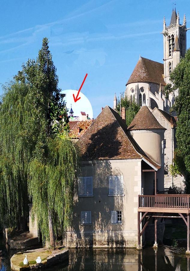 Appartement Atelier d'Art - vue panoramique à Moret-sur-Loing Extérieur photo